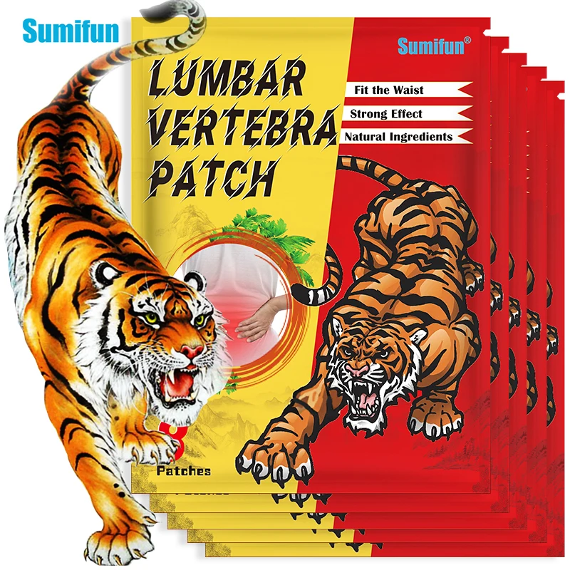 

8 шт., пластыри с тигровым бальзамом для суставов и колена