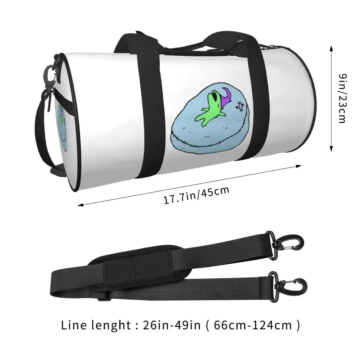 Фото Glep Sleeping Smiling Friends Большая спортивная сумка Водонепроницаемая дорожная сумка Duffle Сумки Сумка для фитнеса №2