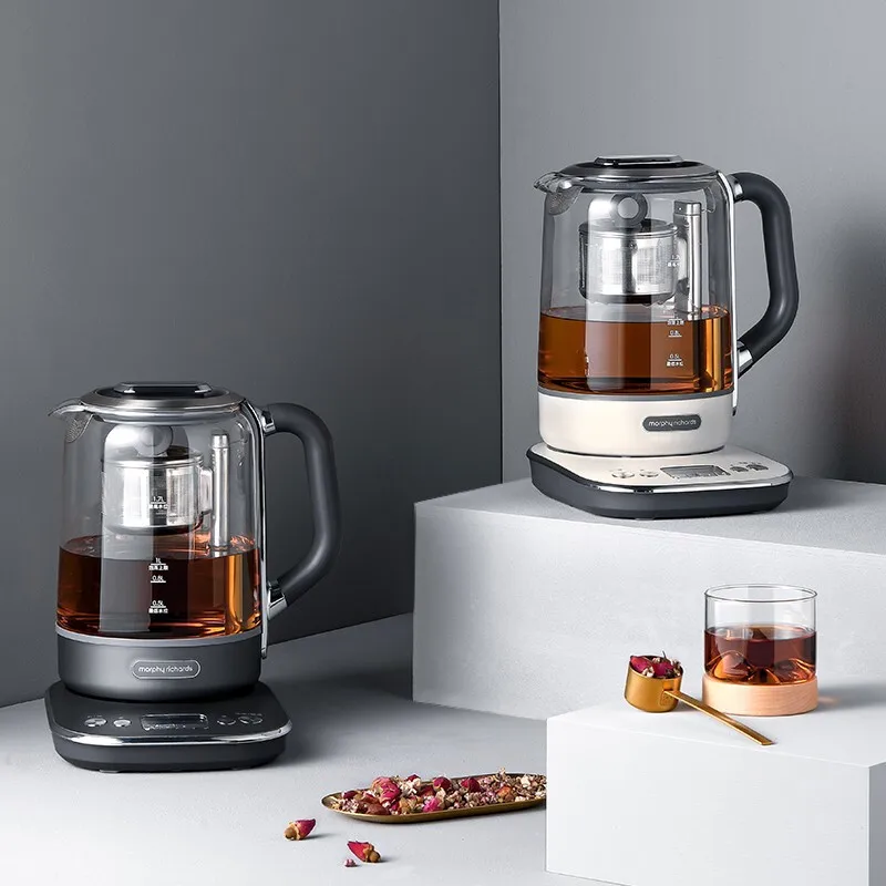 Фото Электрический чайник Morphy Richards, домашний многофункциональный 1,7 л, автоматическая подъемная чайная корзина, горшок для здоровья, автоматическое сохранение тепла №5