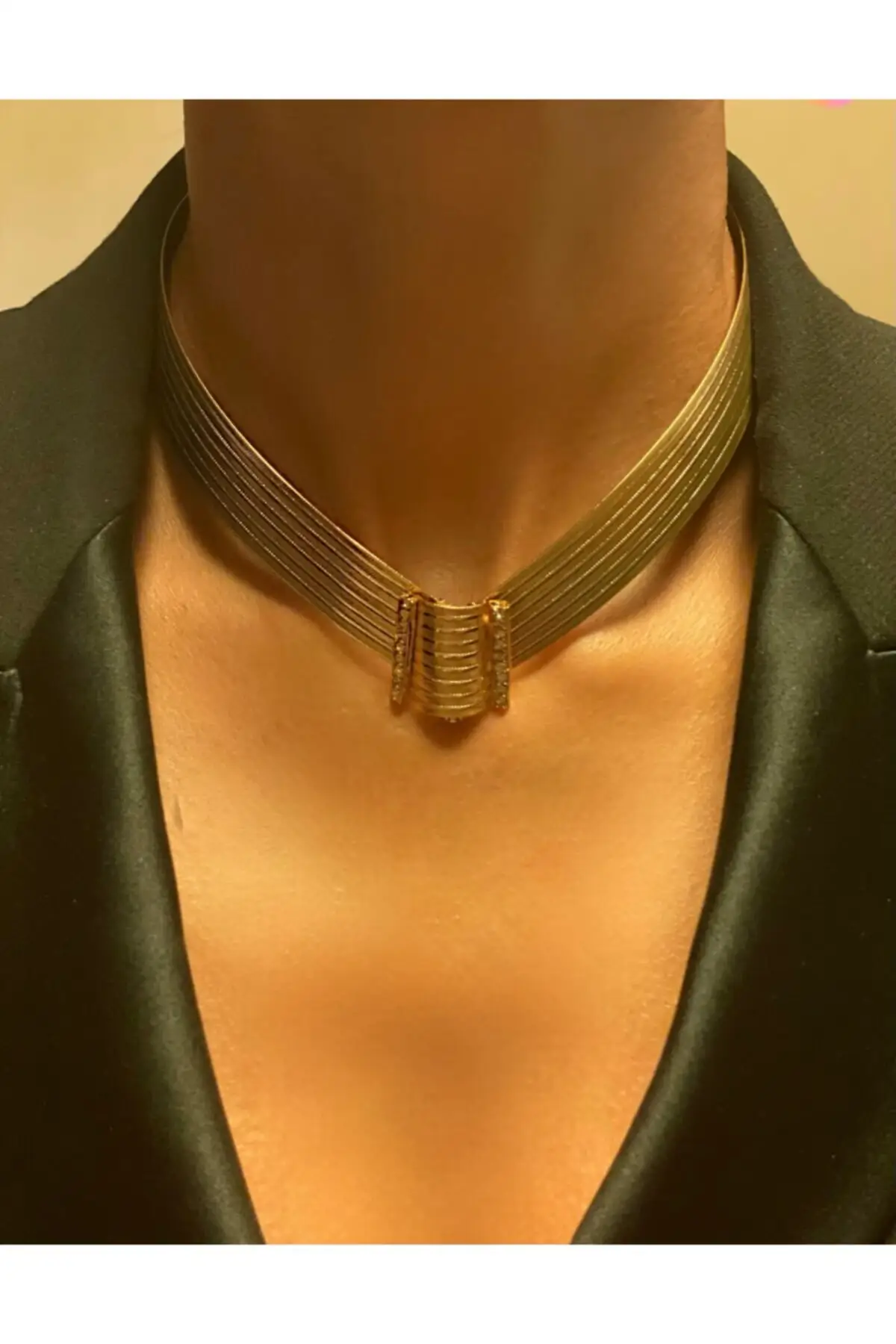 

Women's Fashion Jewelry Gold Plated Big Burma Necklace Earrings Sets