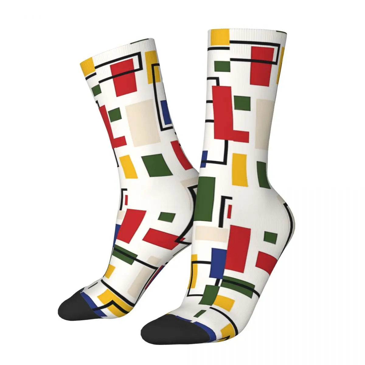 Мужские и женские Геометрические носки, ветрозащитные, оригинальные весенне-летние