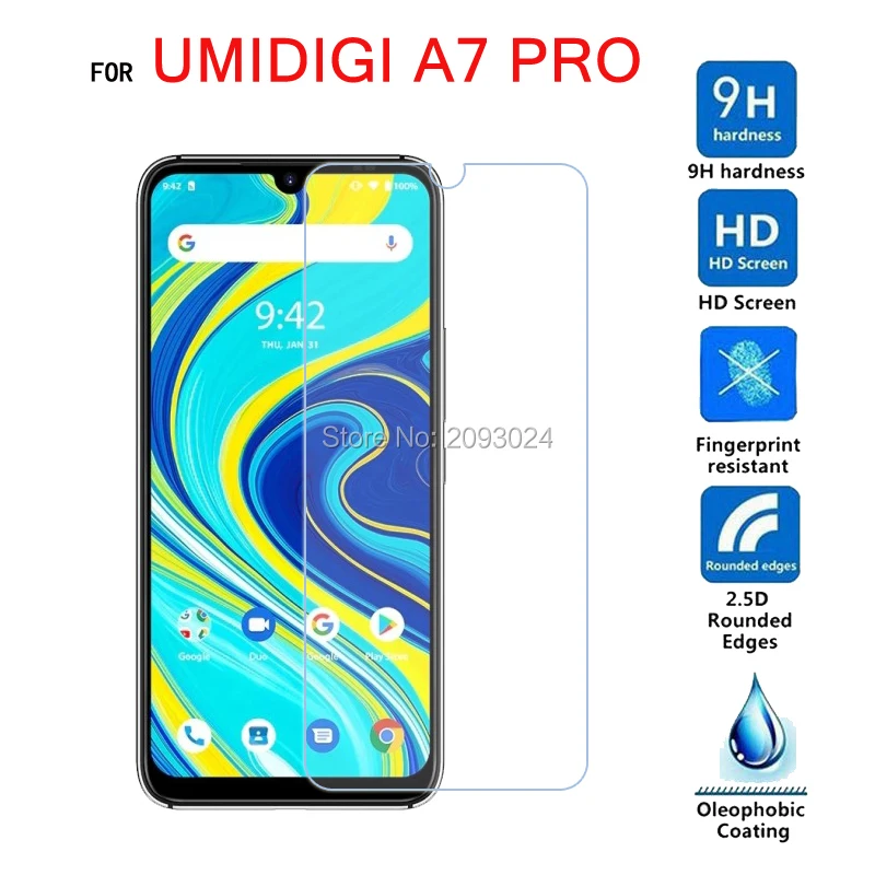 tempering case for umidigi a7 pro case screen protector scratch proof lcd film for umi a7 pro cover case for umi a7 pro free global shipping
