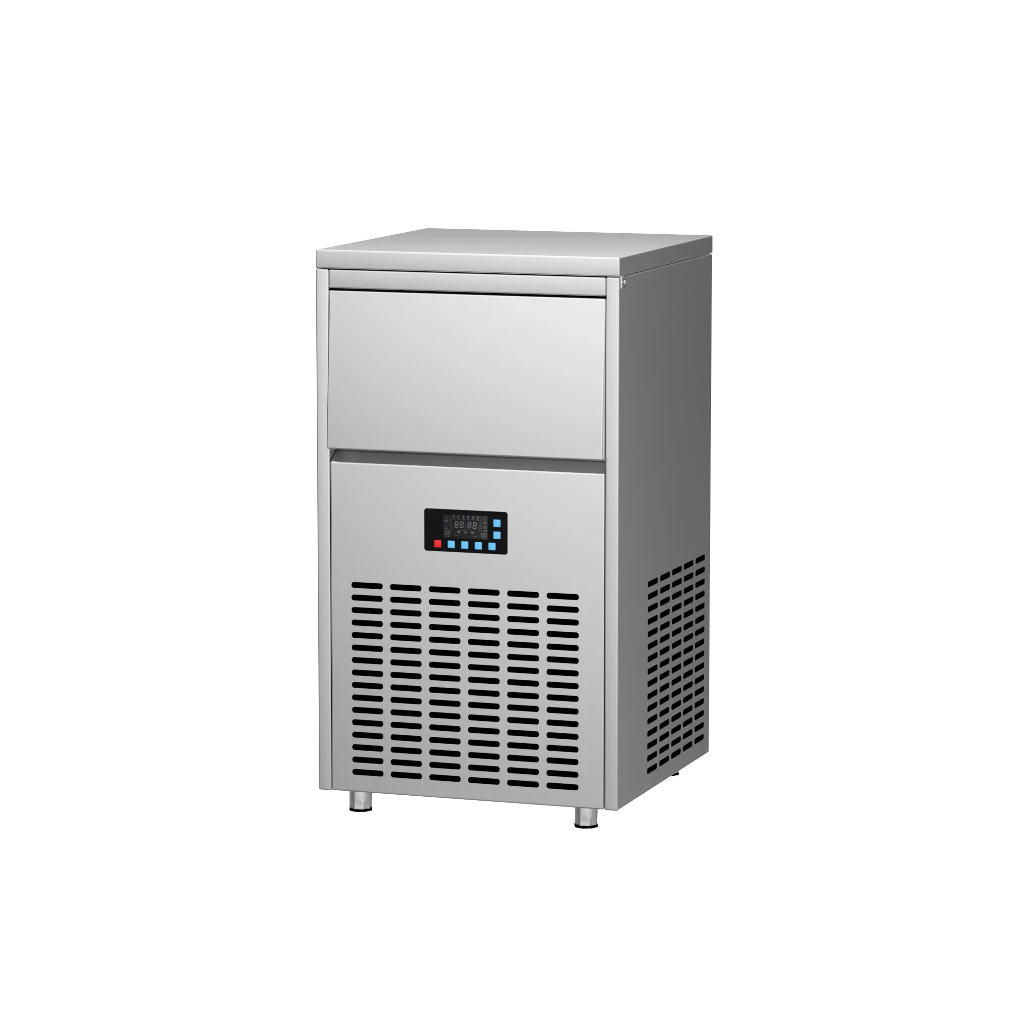 Коммерческий льдогенератор 60 кг/24 часа Машина для изготовления льда кубиков