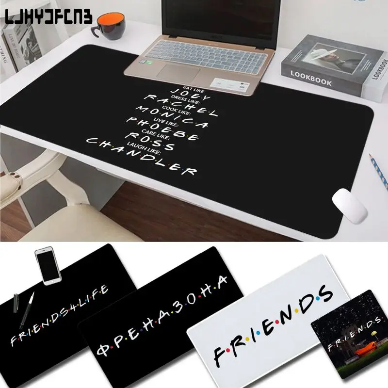 

Friends Tv Show My Favorite Large Gaming Mouse Pad XL Locking Edge Size For Big CSGO Game Desktop PC Laptop