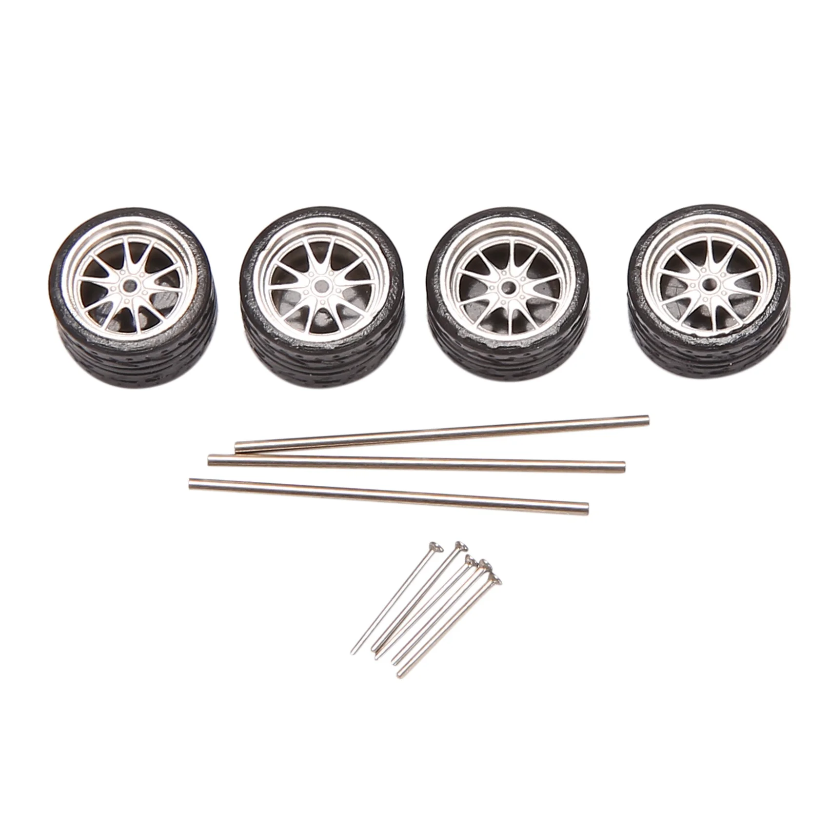 

Пароварка из сплава, колеса, колеса, модель автомобиля, универсальная Модифицированная шина для 1:64 автомобилей, универсальная модель шины ...