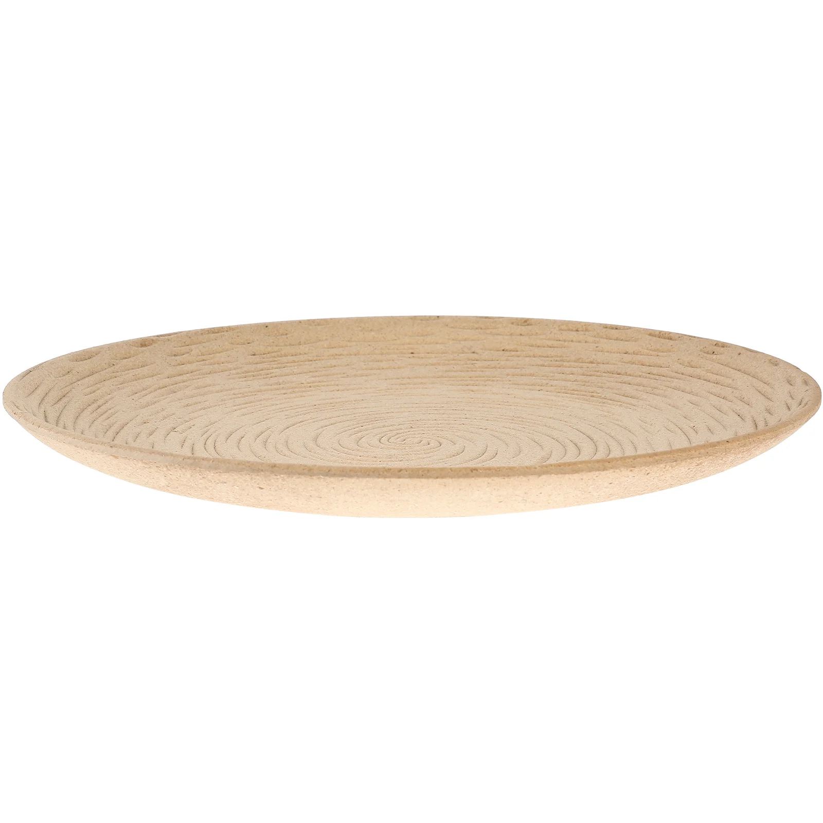 

Tray Wood Plate Serving Wooden Plates Snack Tableware Kitchen Storage Holder Round Fruitfruits Severingdinner Board Utensil Dry