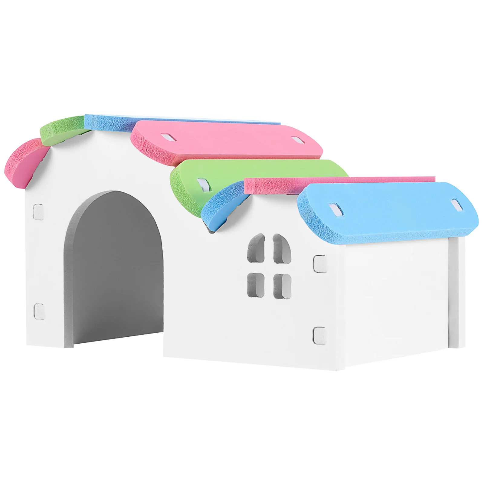

1 Pc Hamster Bed Warm Small Pet Sleeping Bed Animal Nest Entrance House Pet Habitat for Dorm