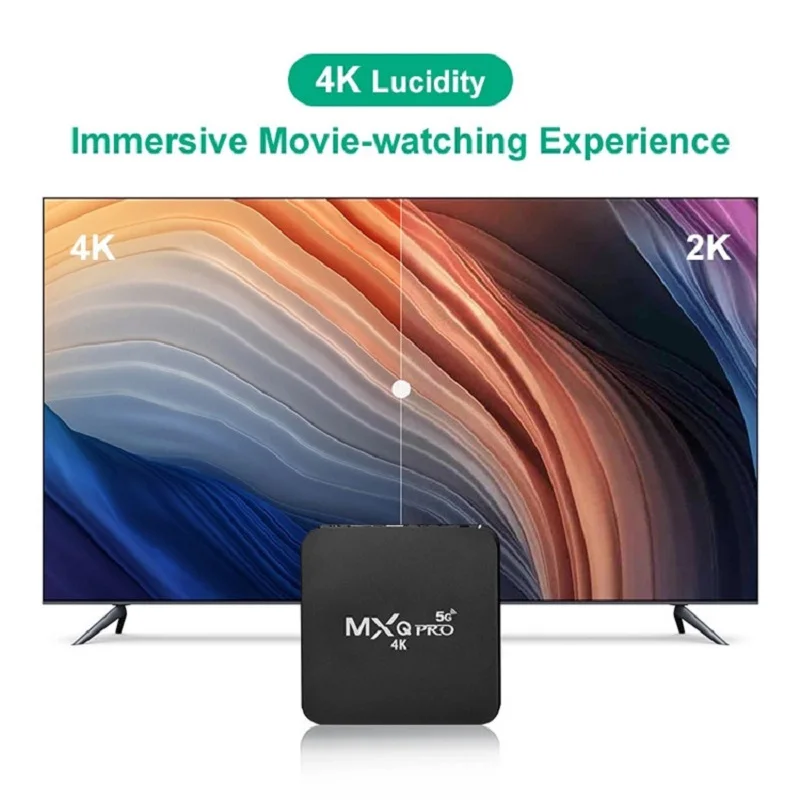ТВ-приставка MXQ PRO RK3128 4K Android 10 0 1 + 8 Гб Wi-Fi 2 4 ГГц |