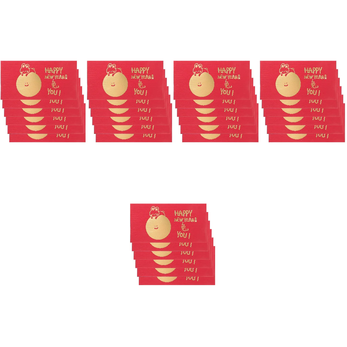 

30 Decorative Chinese Envelopes Paper Red Envelopes Exquisite Red Storage Envelopes