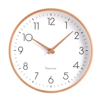 nordic modern wall clock white solid wood creative silent wall clocks home decor bedroom watch wall decorations living room gift