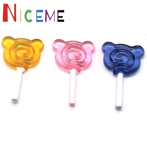 5 шт. Миниатюрные леденцы из пластика для кукольного домика