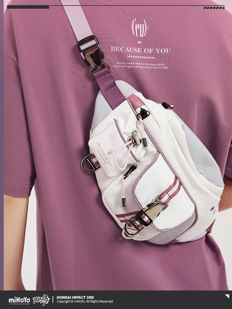 Официальная сумка через плечо Honkai Impact 3 Elysia с тематикой из вас милая нагрудная Doujin