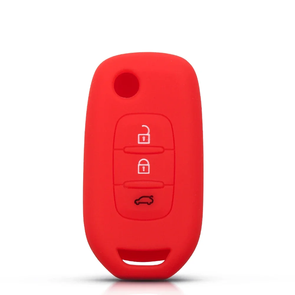 

Силиконовый чехол KEYYOU для Renault Duster, Megane, Duster, Sandero, Kangdoo, Captur, volkswagen, 3 кнопки