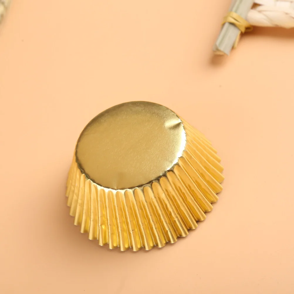 100 шт. чашки из алюминиевой фольги бумажная форма для торта вкладыши кексов