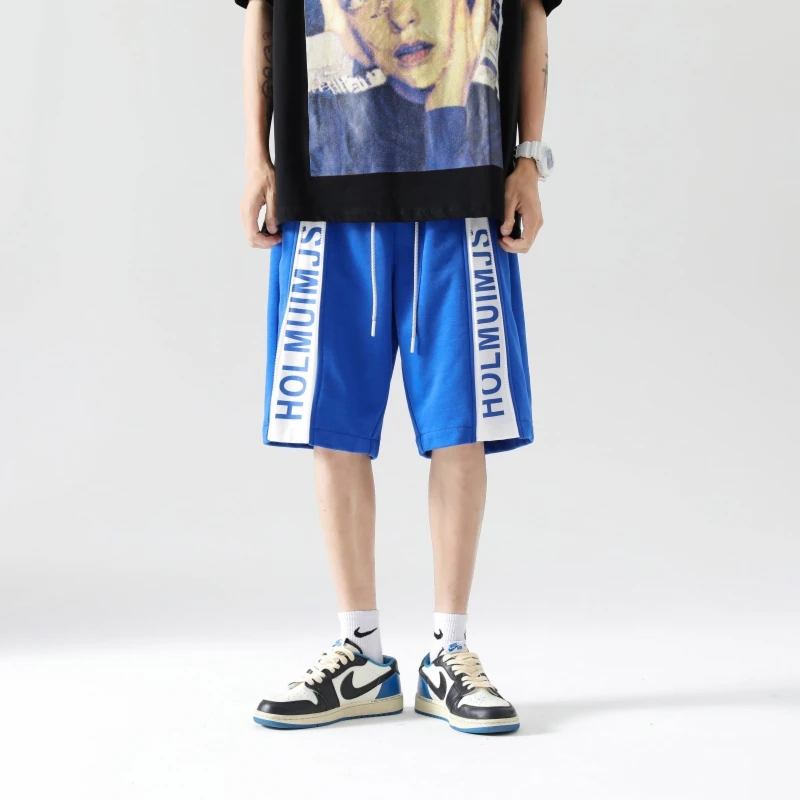 

Trendyol Oversize Shorts Beach Men's Pants Korean Fashion Knee Length Sweatpants Summer Drawstring Casual Male Shorts Basketball