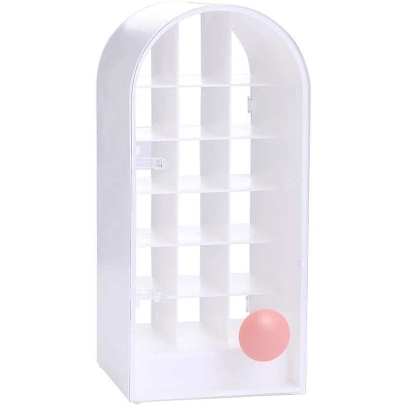 

Lipstick Holder Make-Up Organizer Cosmetic Storage Box Lip Gloss Storage Rotating Display Stand Plastic Storage Box