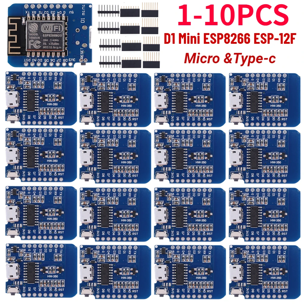 ESP8266 ESP-12 CH340G CH340 V2 Usb Wemos D1 Mini Wifi макетная плата D1 Mini Nodemcu Lua Iot плата 3,3 В Met Pins