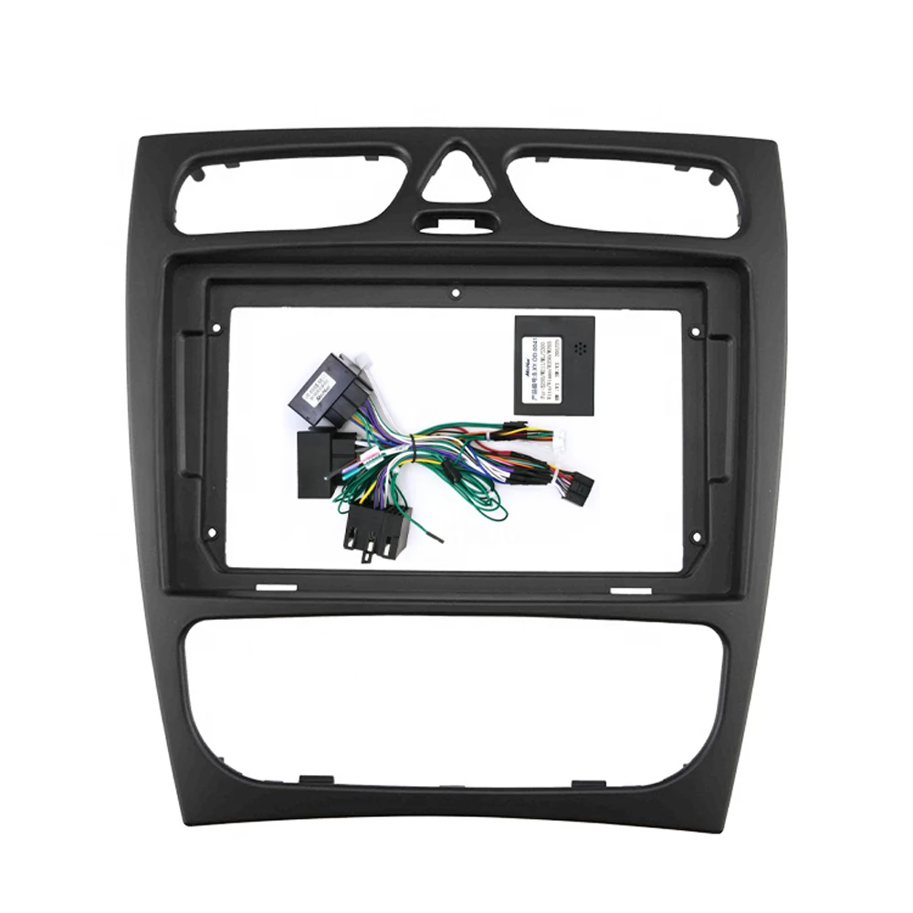 

2 Din Car Radio Frame Kit Dash Panel GPS Fascia For Mercedes BENZ C-Klasse W203 CLK-klasse W209 G-klasse W463 Vito Viano W639