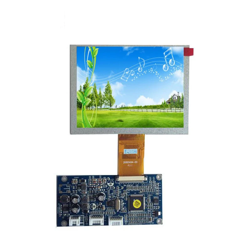 Фото Модули TFT LCD-экранов DN-MICRO CVBS и VGA 5 дюймов 640*480 с LED-подсветкой, соотношение сторон 4:3, DC9-15В №1