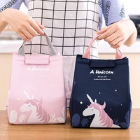 cartoon cooler lunch bag for picnic kids women travel thermal breakfast organizer insulated waterproof storage bag lunch box