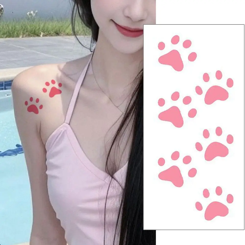 

Тату-наклейки с кошачьими крапанами, водостойкие, W0T6