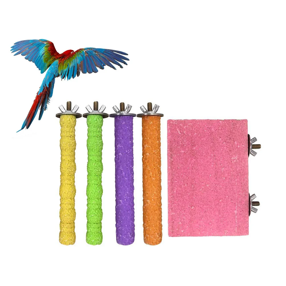 

Bird Perches Stand Platform Playgroundtraining Birds Parrots Cockatiels Toy Pet Cage Exercise Parrot Parakeet Perch Conure
