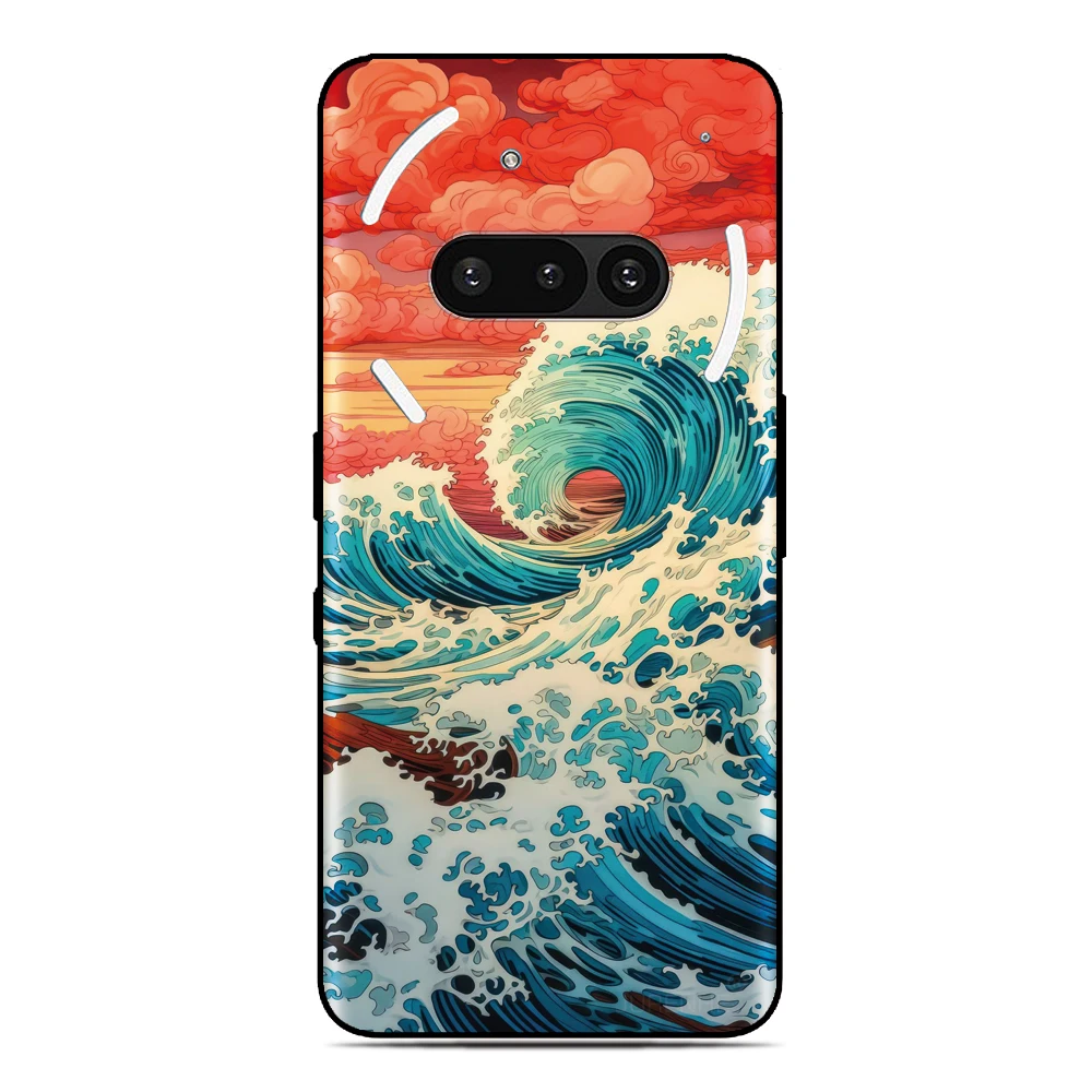 Чехол для телефона Japan Kanagawa для TCL NxtPaper 70 Pro 605 50 40 XL 10 20 30 60 SE 60R 5G 40R 505 501 408 406 403 с индивидуальным изображением (art.: 3920dba6c0d6d) - 3920dba6c0d6d