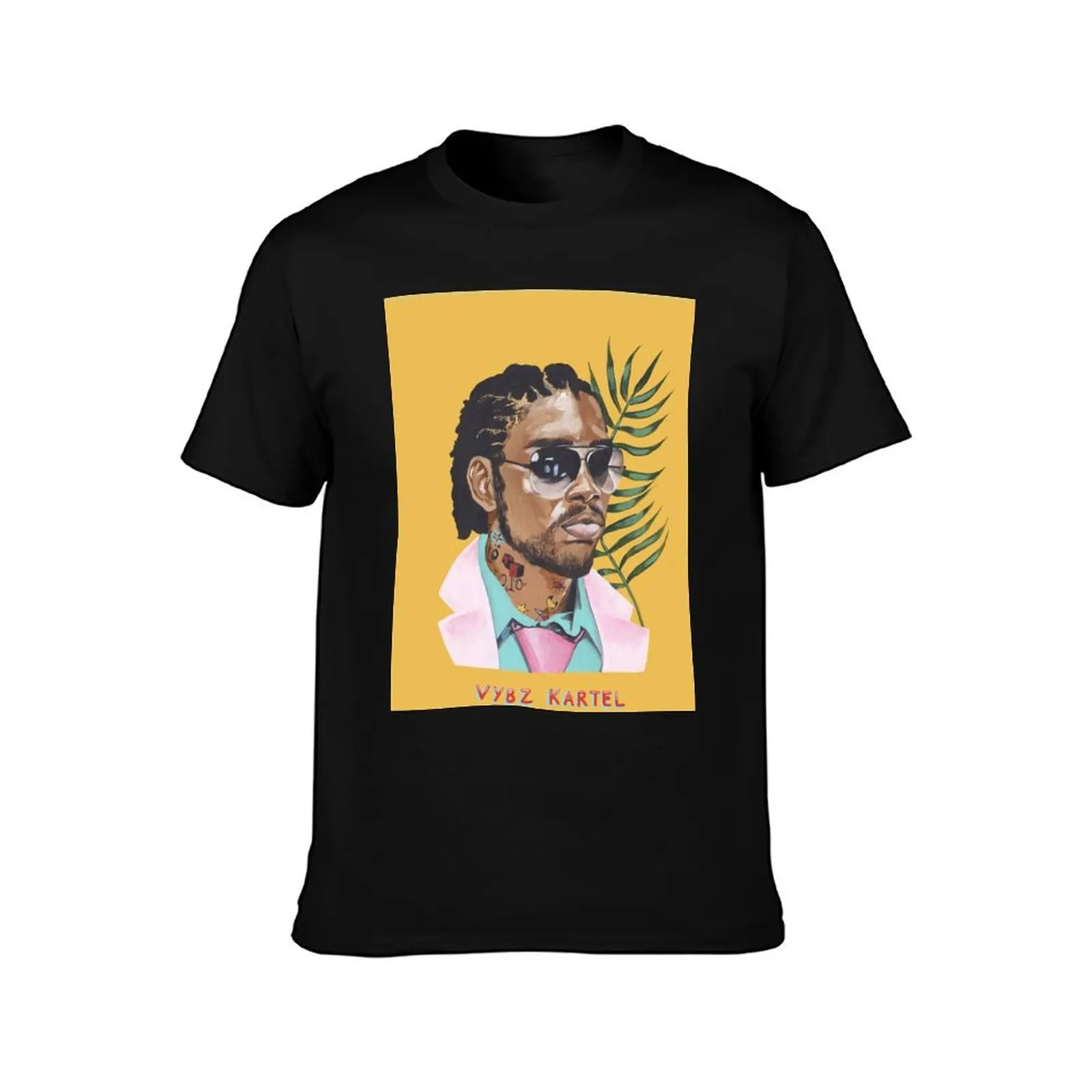 Фото Вайбз Картель. Футболка Jamaican Dancehall Hero, мужская дизайнерская хлопковая футболка, набор футболок для мужчин, облегающая футболка №2