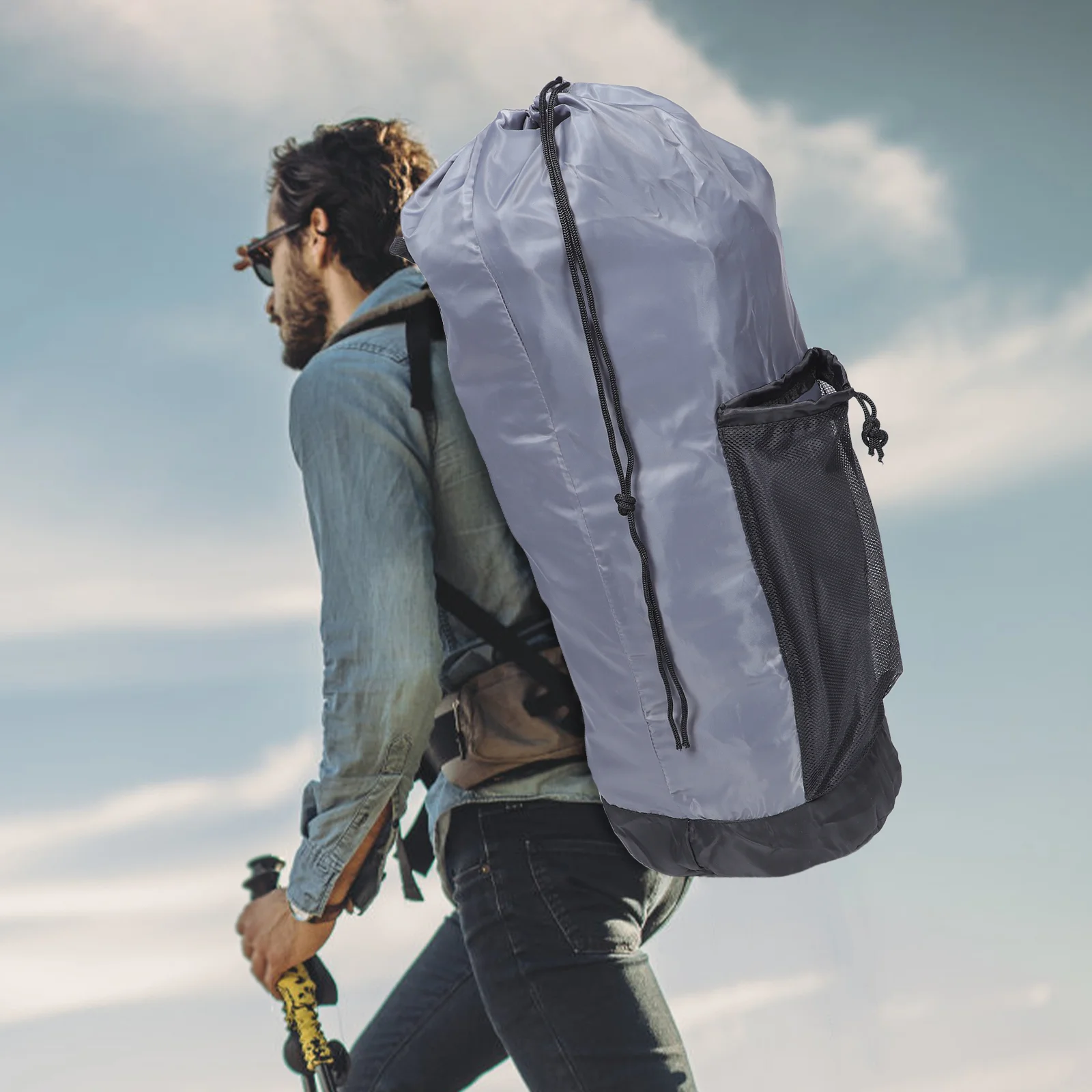 

Travel Backpacks Shoulder Laundry Bag College Home Backpack Dirty Clothes Organizer Storage