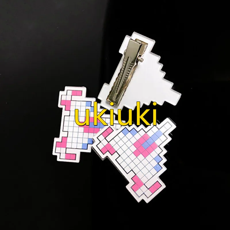 Парик для косплея Nanami ChiaKi термостойкий короткие коричневые розовые супер