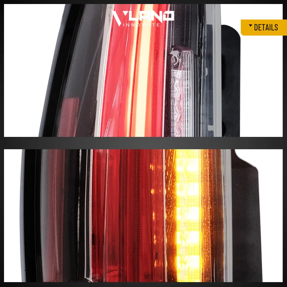 Полностью светодиодные прозрачные задние фонари для GMC Yukon Chevrolet Tahoe Suburban 07-2014 гг., всепогодные фонари и улучшающие безопасности вашего автомобиля (art.: 3920d2d7fe7d2) - 3920d2d7fe7d2