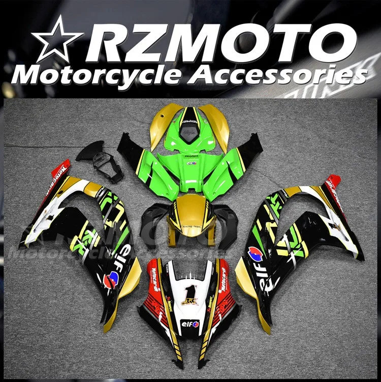 

Injection Mold New ABS Fairings Kit Fit for Kawasaki Ninja ZX-10R ZX10R 2016 2017 2018 2019 117 18 19 Bodywork Set Red Golden