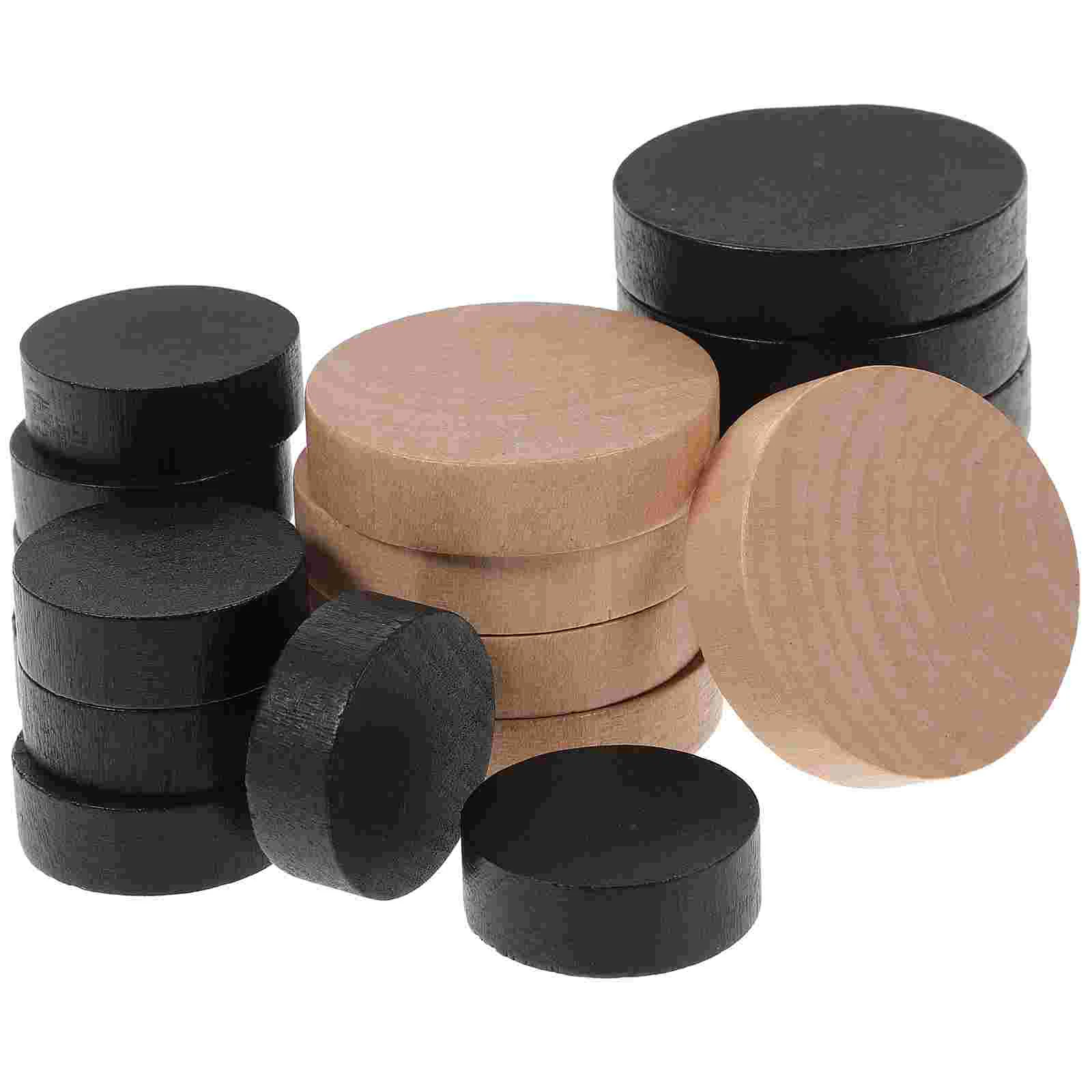 

20Pcs Catapult Chess Pieces Funny Bumper Chess Toys Catapult Chess Wood Blocks