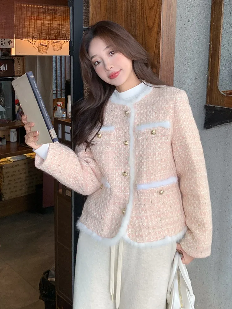 Розовый изящный 90-белый утиный пух пуховик для отдыха верхняя одежда женщин