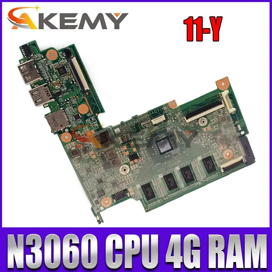 

11-Y FOR HP Stream 11-Y Series laptop motherboard N3060 CPU 4GB RAM DA0Y0HMB6F0 Mainboard