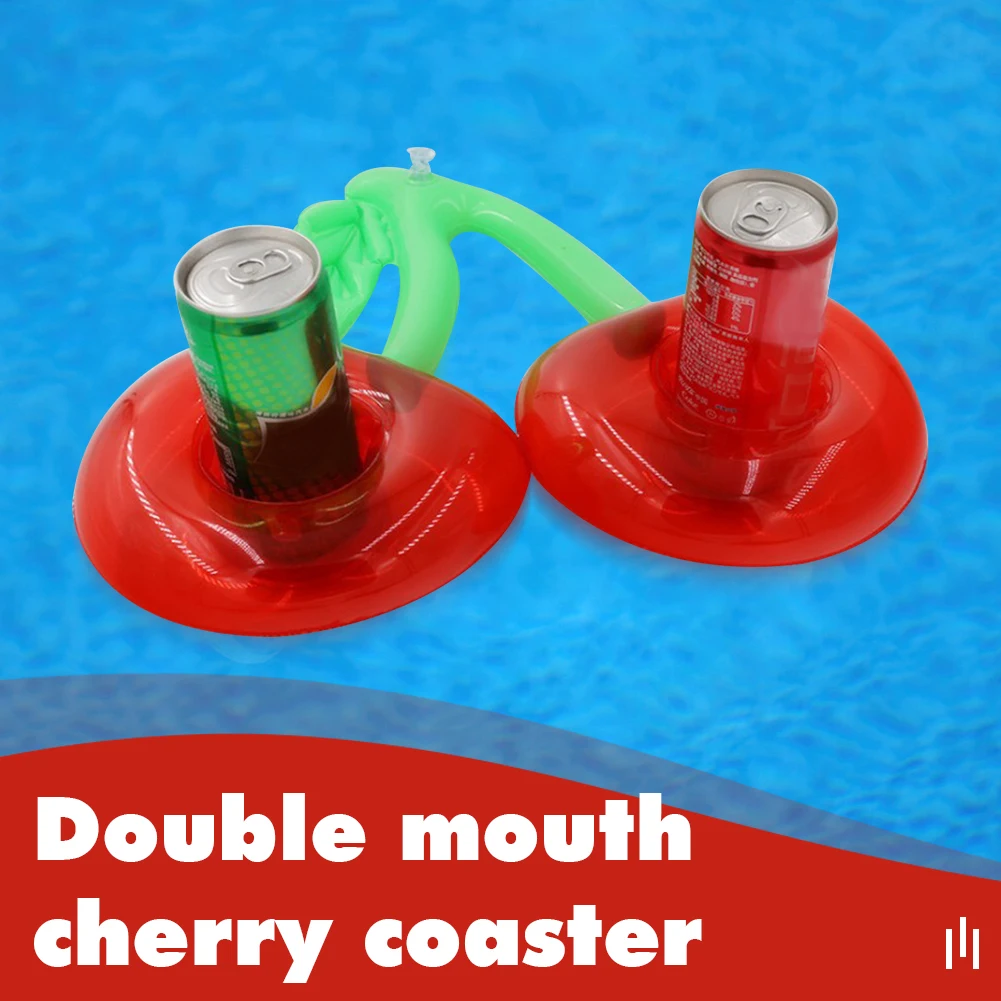 

Swimming Pool Inflatable Drink Cup Stand Float Coaster Kids Bathing Water Toys for Home Summer Holiday Accessories
