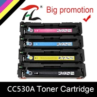ycl 1set compatible toner cartridge cc530a cc531a cc532a cc533a for hp color laserjet cm2320nf cp2025 cm2320fxi cm2320n cm2320nf