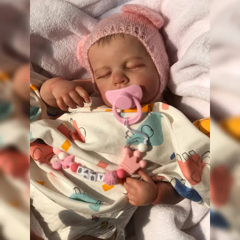 Кукла для новорожденных ручной работы Реалистичная Спящая кукла-реборн Loulou