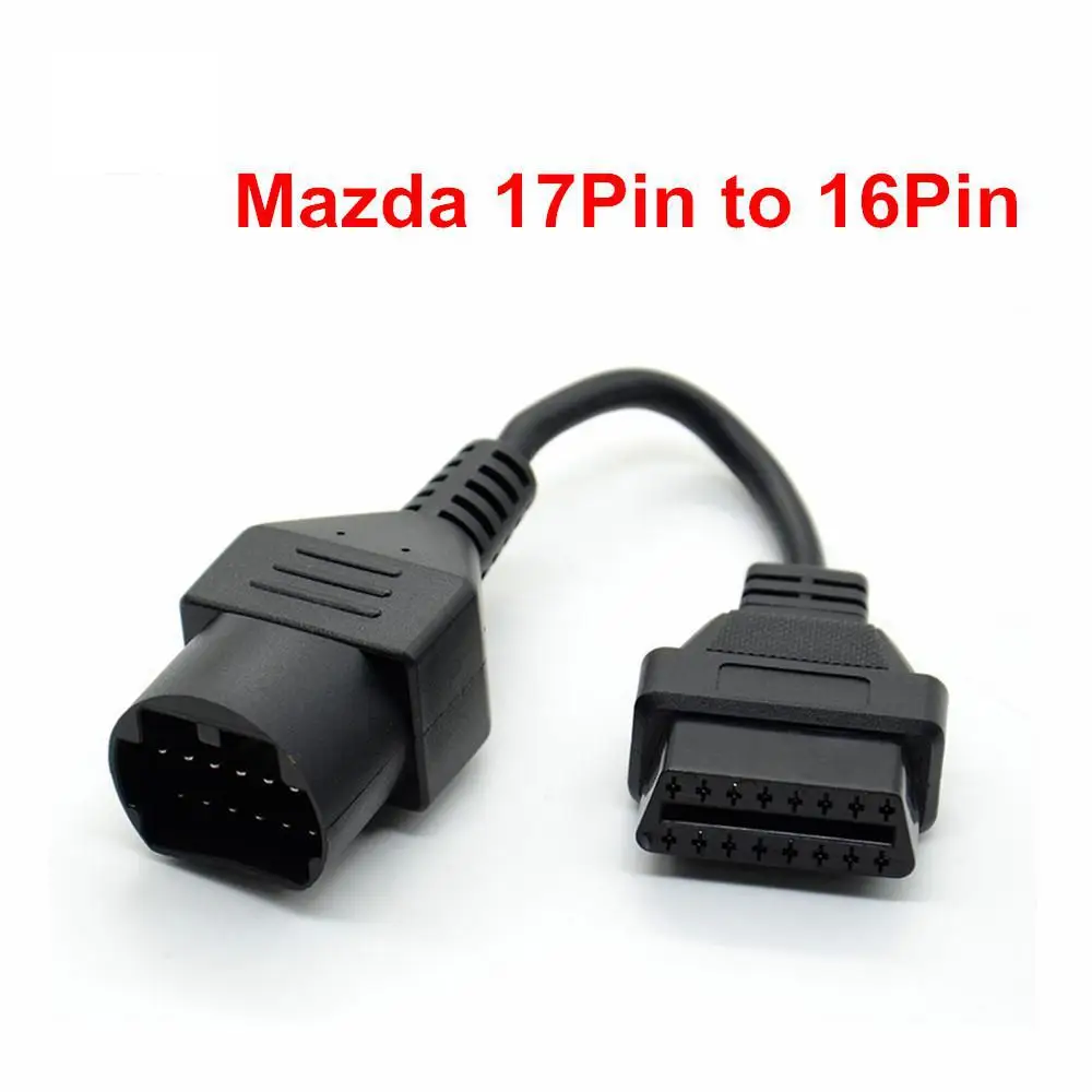 

17pin To 16pin Obd2 Cable for Mazda 17 Needle Automotive Connecting Line