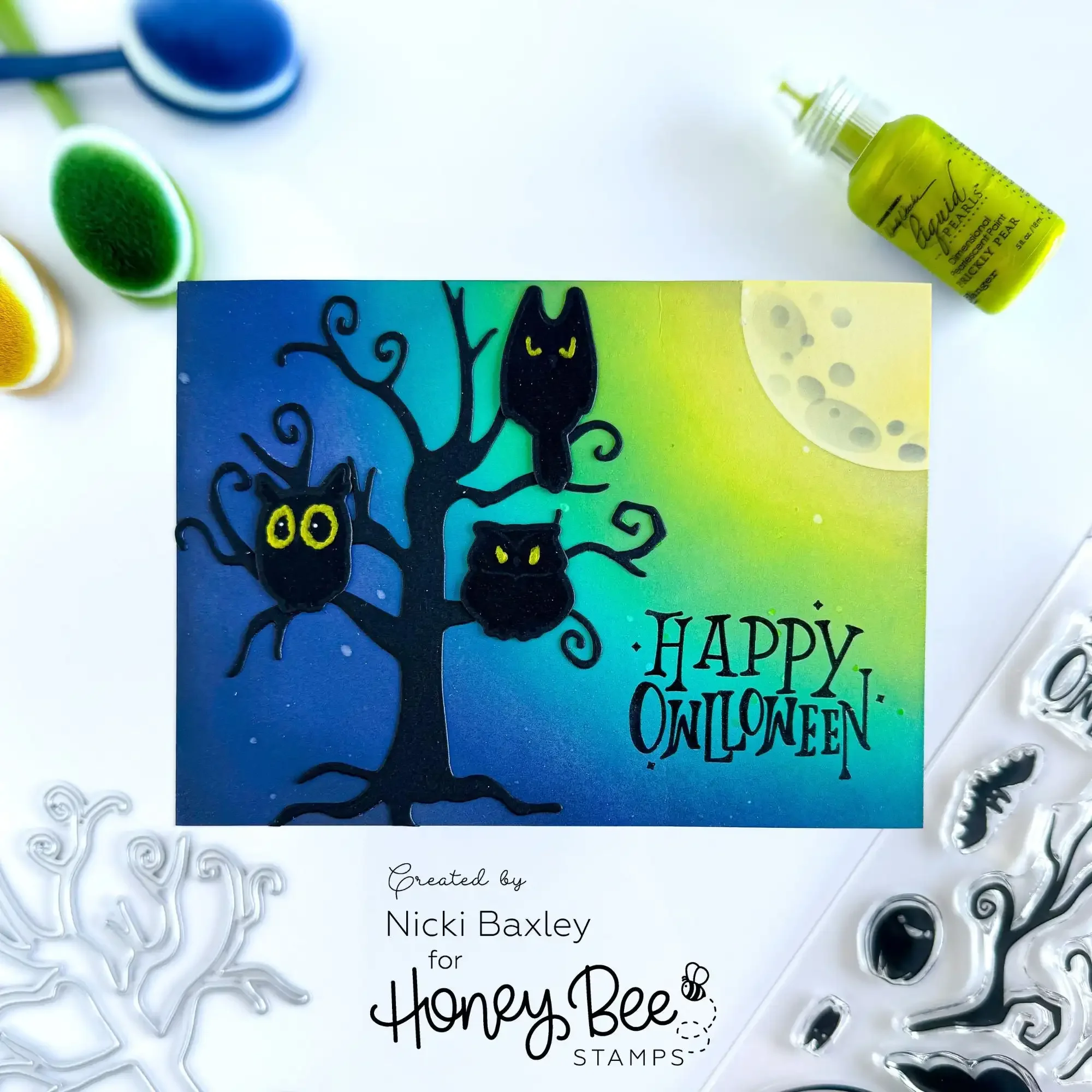 Owlloween-6x8 набор штампов 2024 август металлические трафареты для резки Diy Скрапбукинг