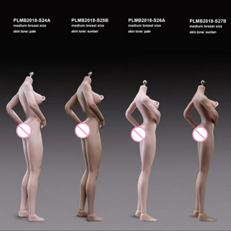 Скидка TBLeague S24A S25B S26A S27B, масштаб 1/6, супергибкие Бесшовные женские фигурки тела, кукла со средней грудью для самостоятельной фигурки Скидка TBLeague S24A S25B S26A S27B, масштаб 1/6, супергибкие Бесшовные женские фигурки тела, кукла со средней грудью для самостоятельной фигурки