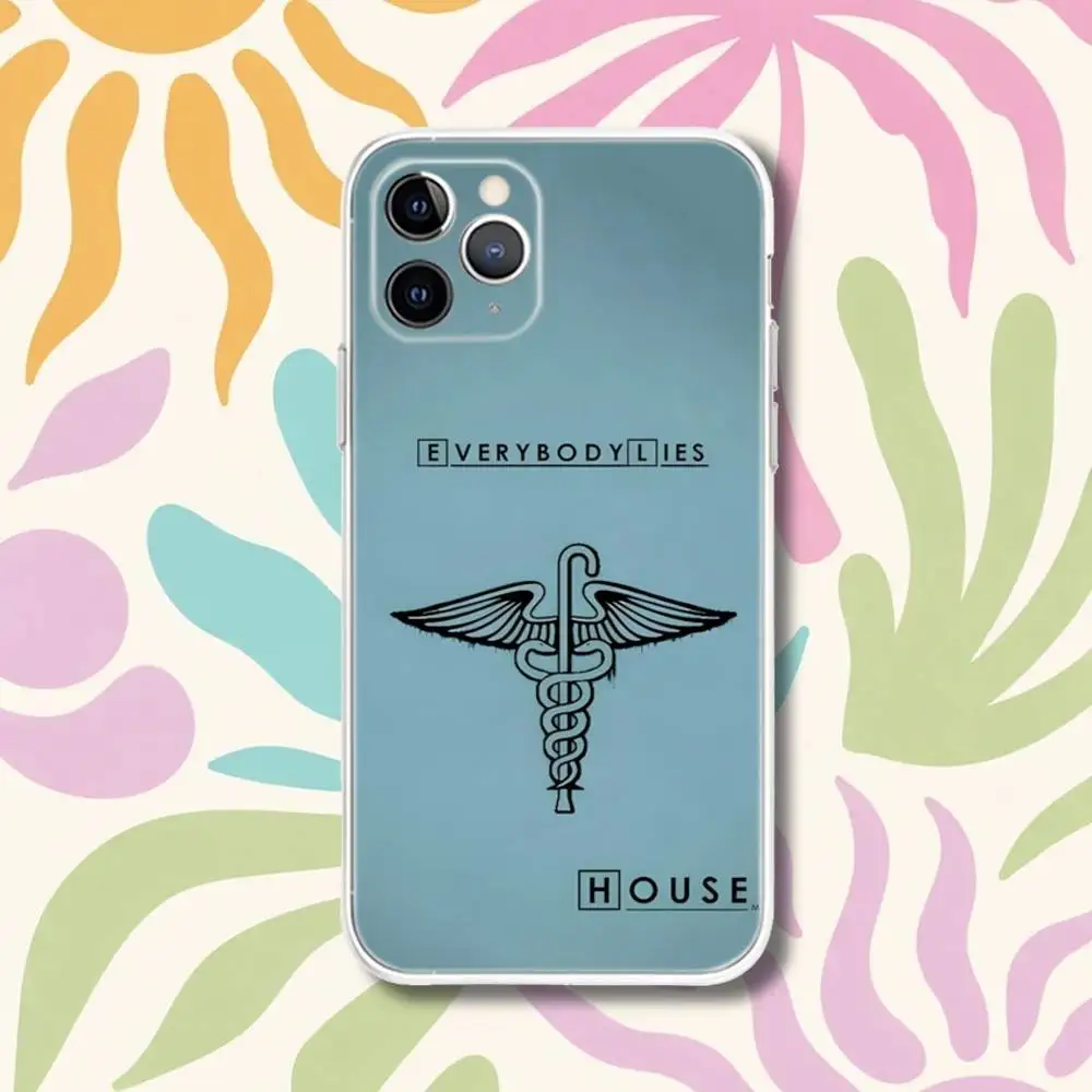 Чехол для телефона Dr. Gregory H-House Md для iPhone 17, 16e, 16, 15, 14, 13, 12, 11 Mini Pro Max X, XR, XS MAX, 8, 7 Air Plus, прозрачный, мягкий (art.: 3920da295e5ae) - 3920da295e5ae