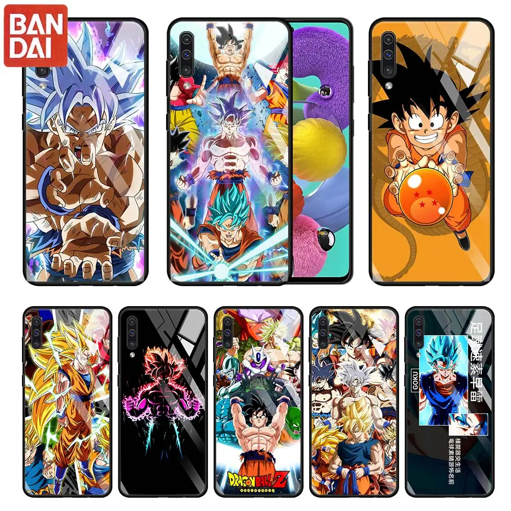 

Anime Dragon Ball Son Goku Glass Case For Samsung Galaxy A51 A52 A71 M51 A50 A91 A31 A12s A70 M31 M30s Tempered Phone Cover