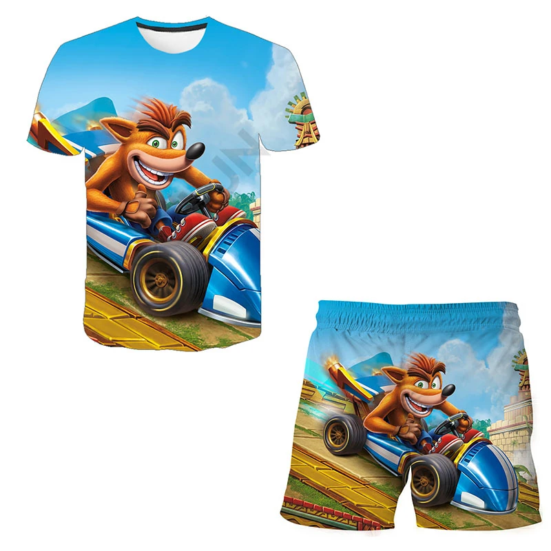 

Baby Boys The Weasel adventure T shirt Clothes Casual Tracksuit Clothing Summer Clothes T-shirts + Pants For Kids Sports Outfit