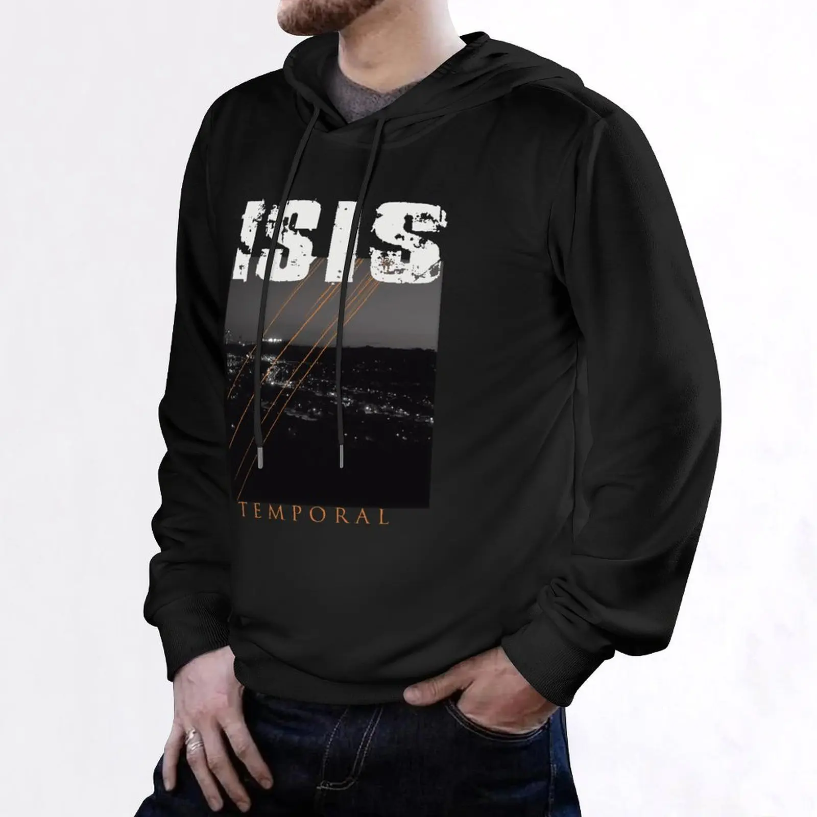ISIS - Temporal Post Metal Sludge Pullover Hoodie графические футболки мужская одежда для мужчин новые