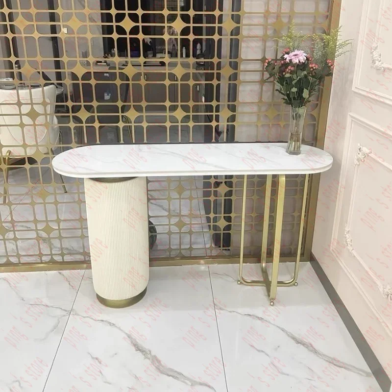 Роскошный стол для прихожей во французском коридоре роскошная сланцевая консоль