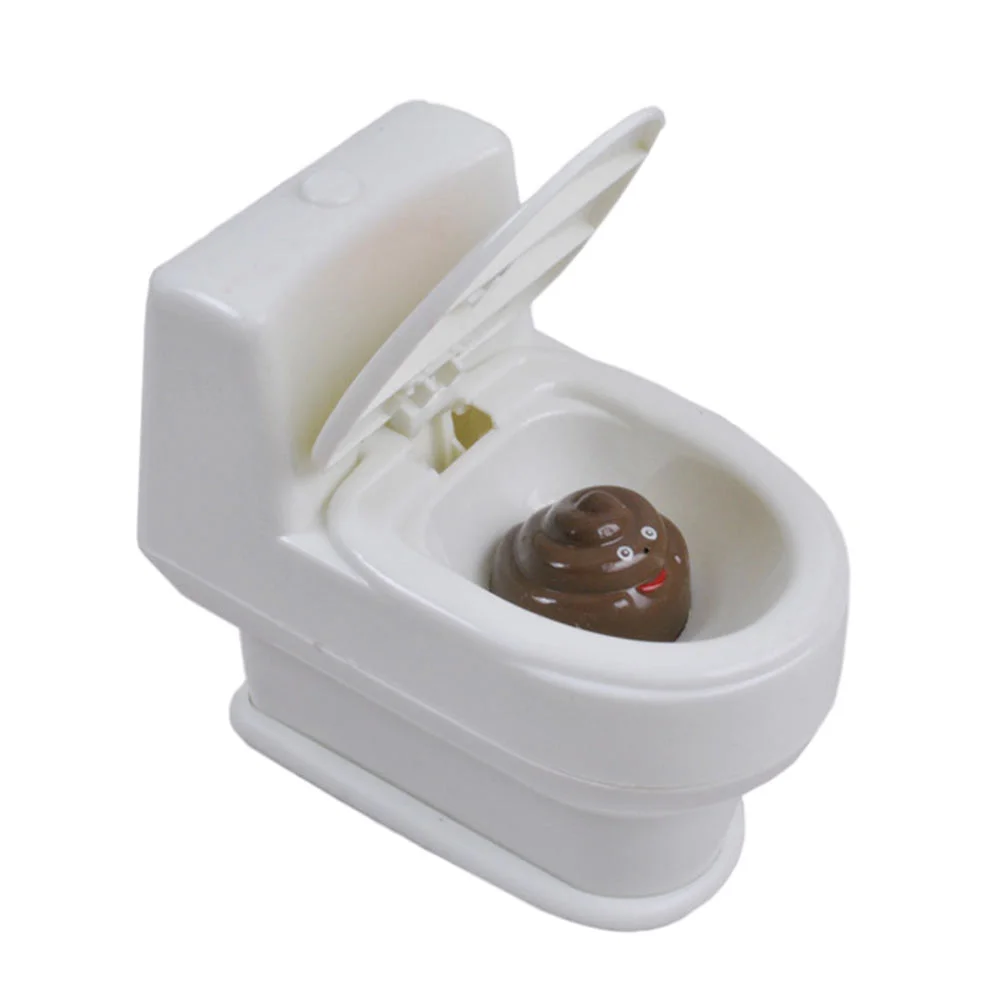 

Sprinkler Toilet Plastic Prank Toy Trick Creative Kids Adorable Closestool Trick Toy