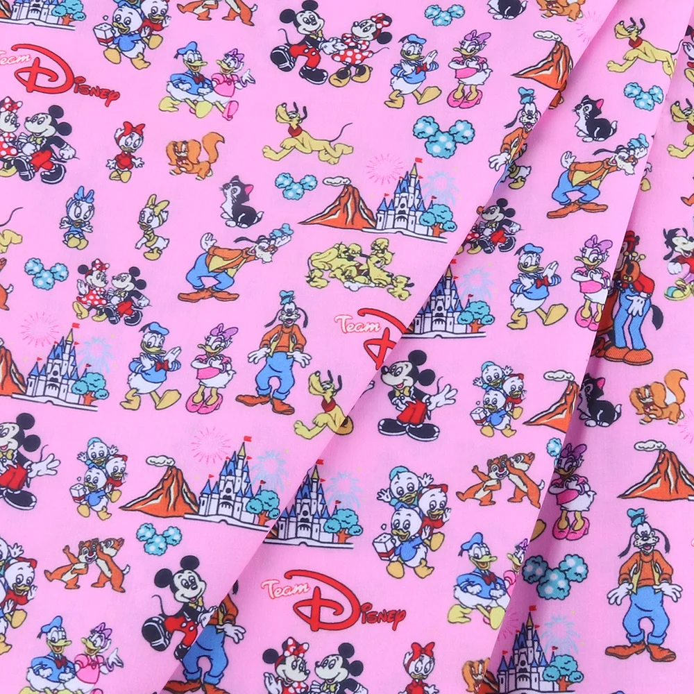 Ширина см ткань из полиэстера и хлопка для детских масок юбки домашней одежды