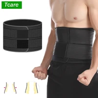 tcare sports back support adjustable back brace lumbar support belt with breathable four straps fitness lower back pain relief