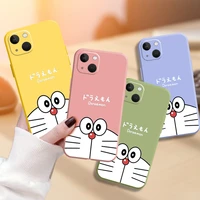 cute doraemon cartoon iphone case for iphone 13 11 12 xr xr 7 plus mini 6 promax 6s x max se 12 xs 2020 8 cover vintage sticker